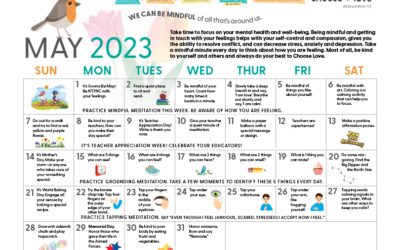 Choose Love May 2023 Calendar